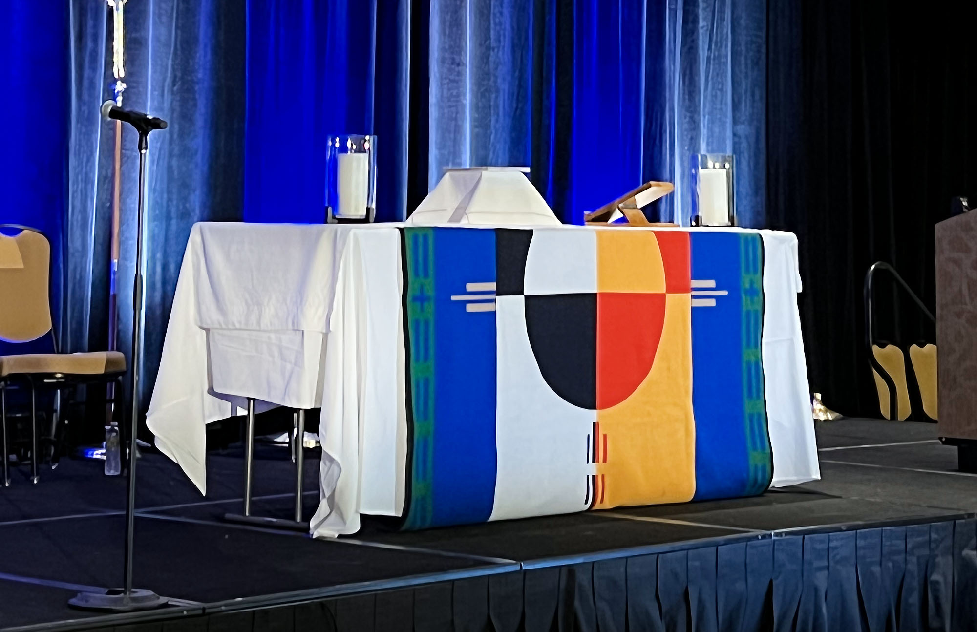 Altar during Native American Council Ministry